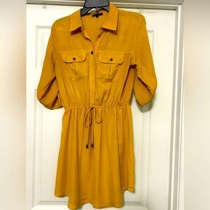 Mustard Colored Dress Size M